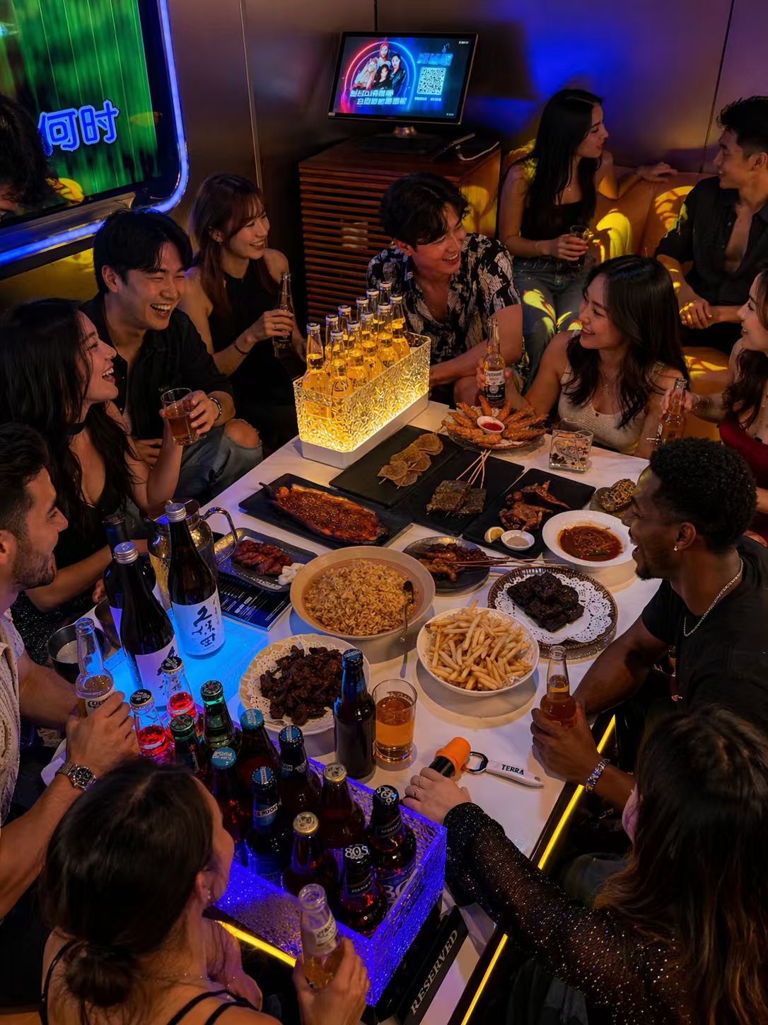 Group dinner and karaoke at MAX BBQ